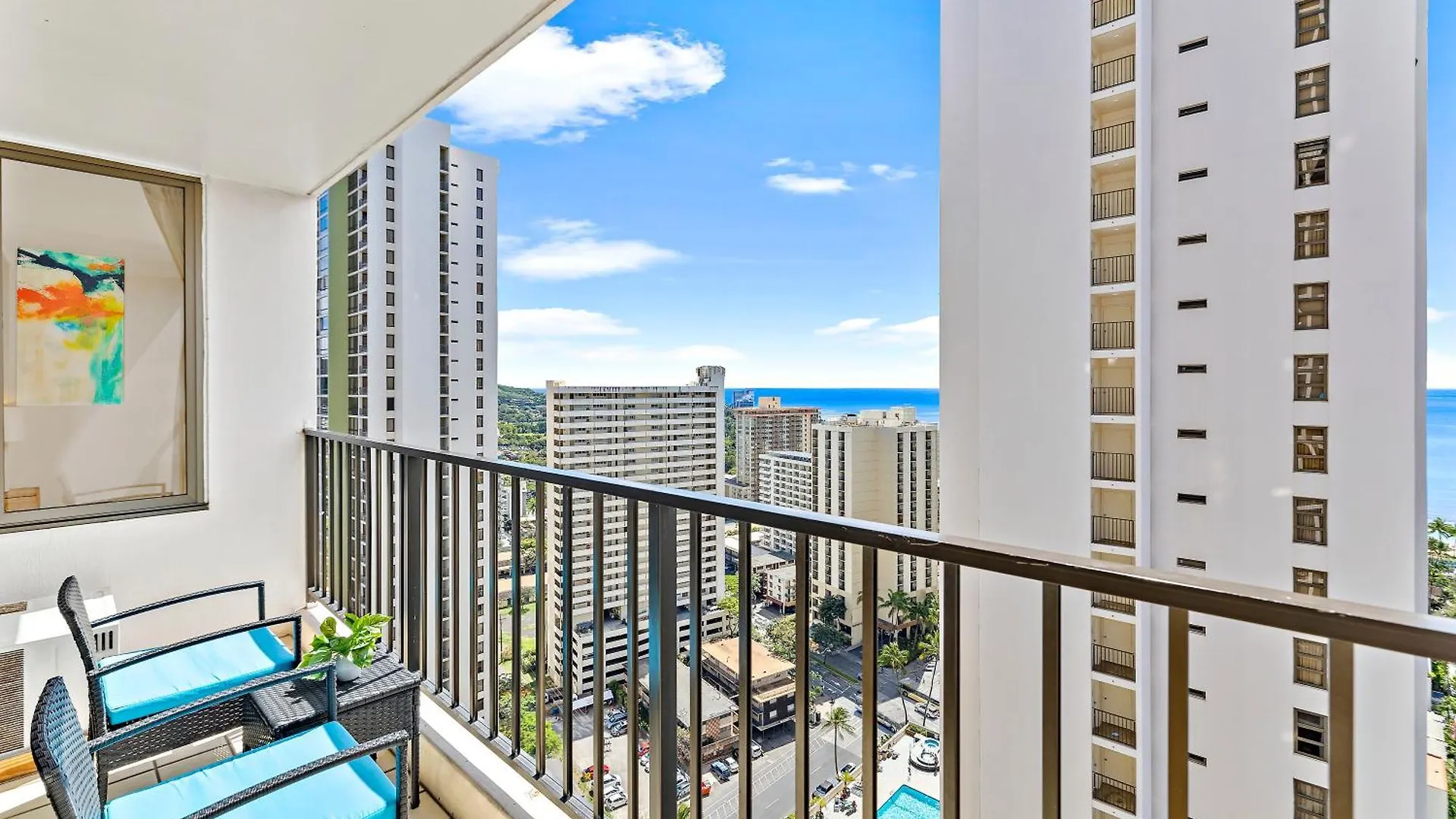 1Br With Great Ocean Views, 1 Block To Waikiki Beach Honolulu