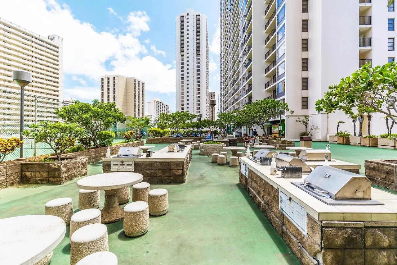 Apartment 1Br With Great Ocean Views, 1 Block To Waikiki Beach Honolulu